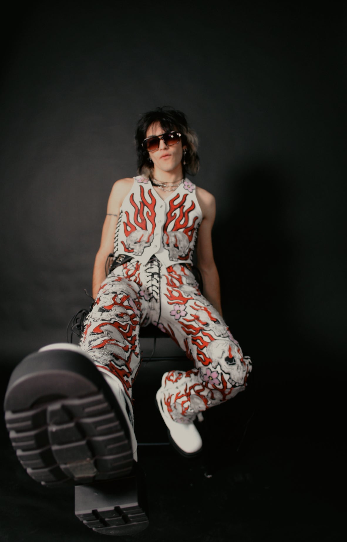 Odokuro Leather Pants