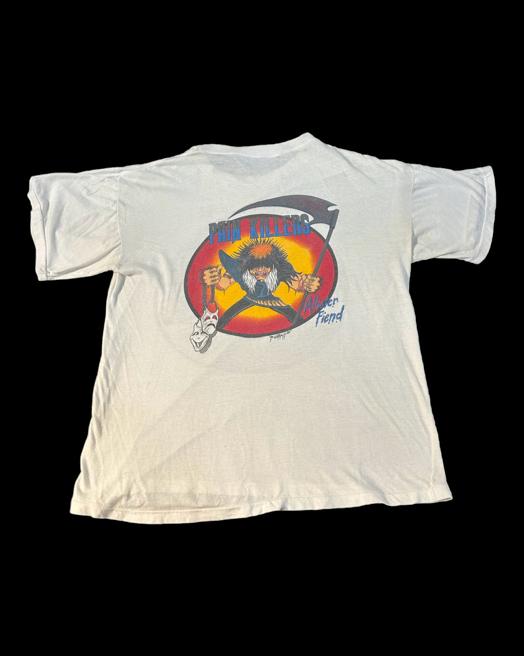 Motley Crue 1985 Painkillers concert tee