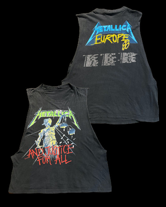 Metallica 1988 And Justice For All tour tee