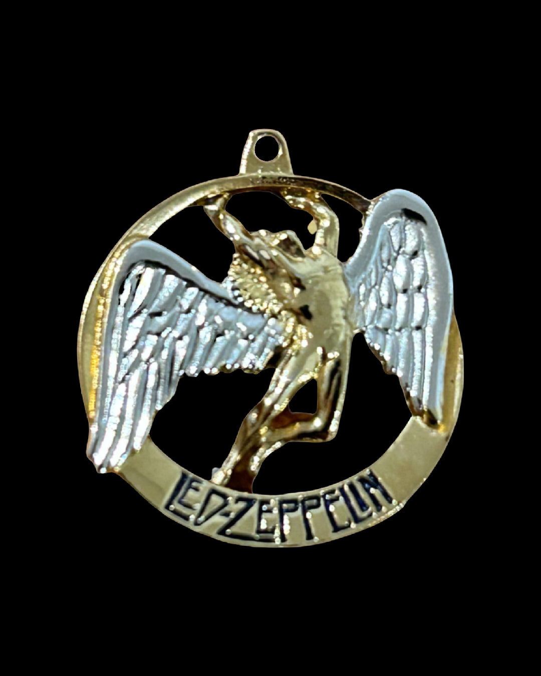 Led Zeppelin 1974 Fallen Angel Swan Song pendant
