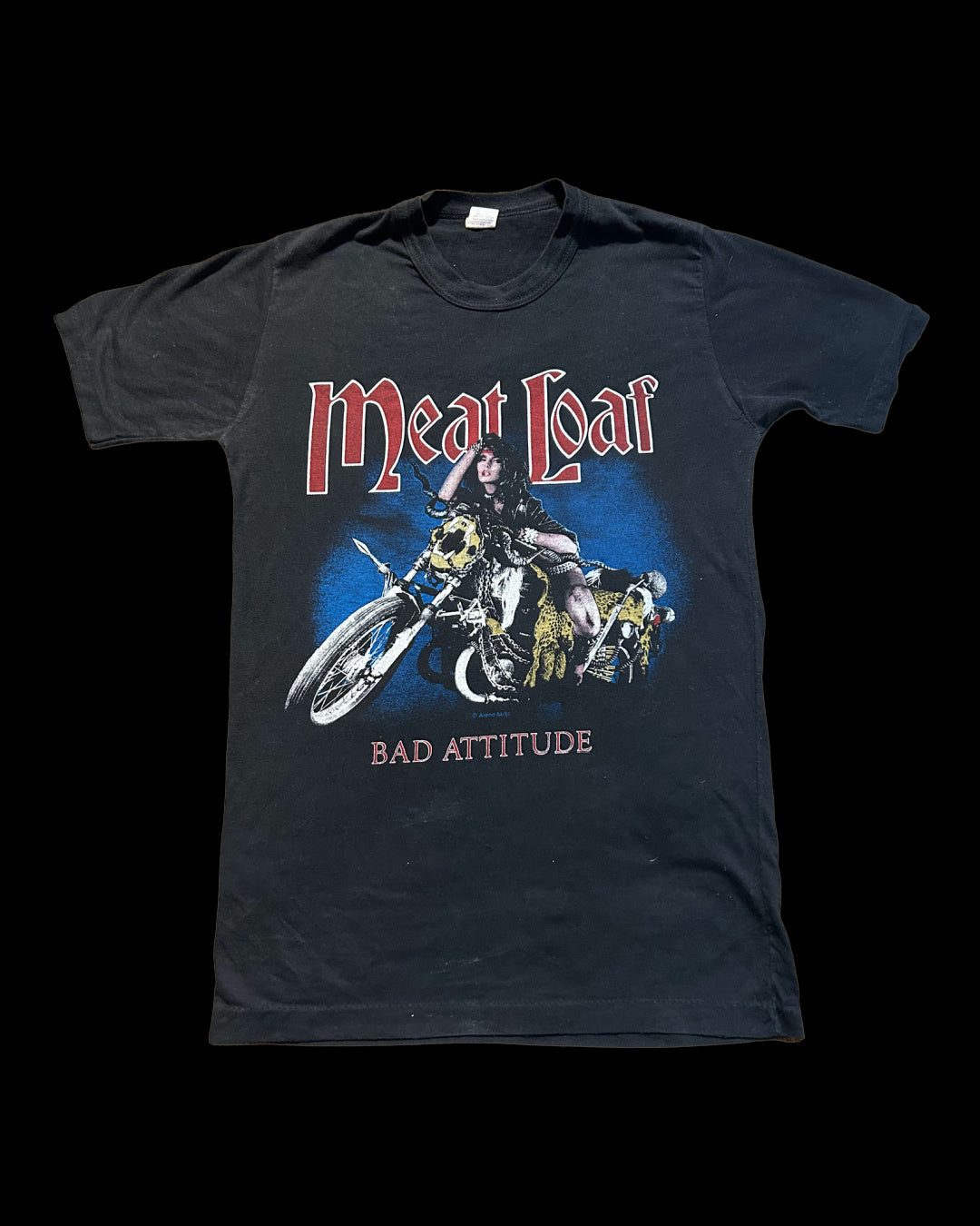 Meat Loaf 1984/85 Bad Attitude UK tour tee